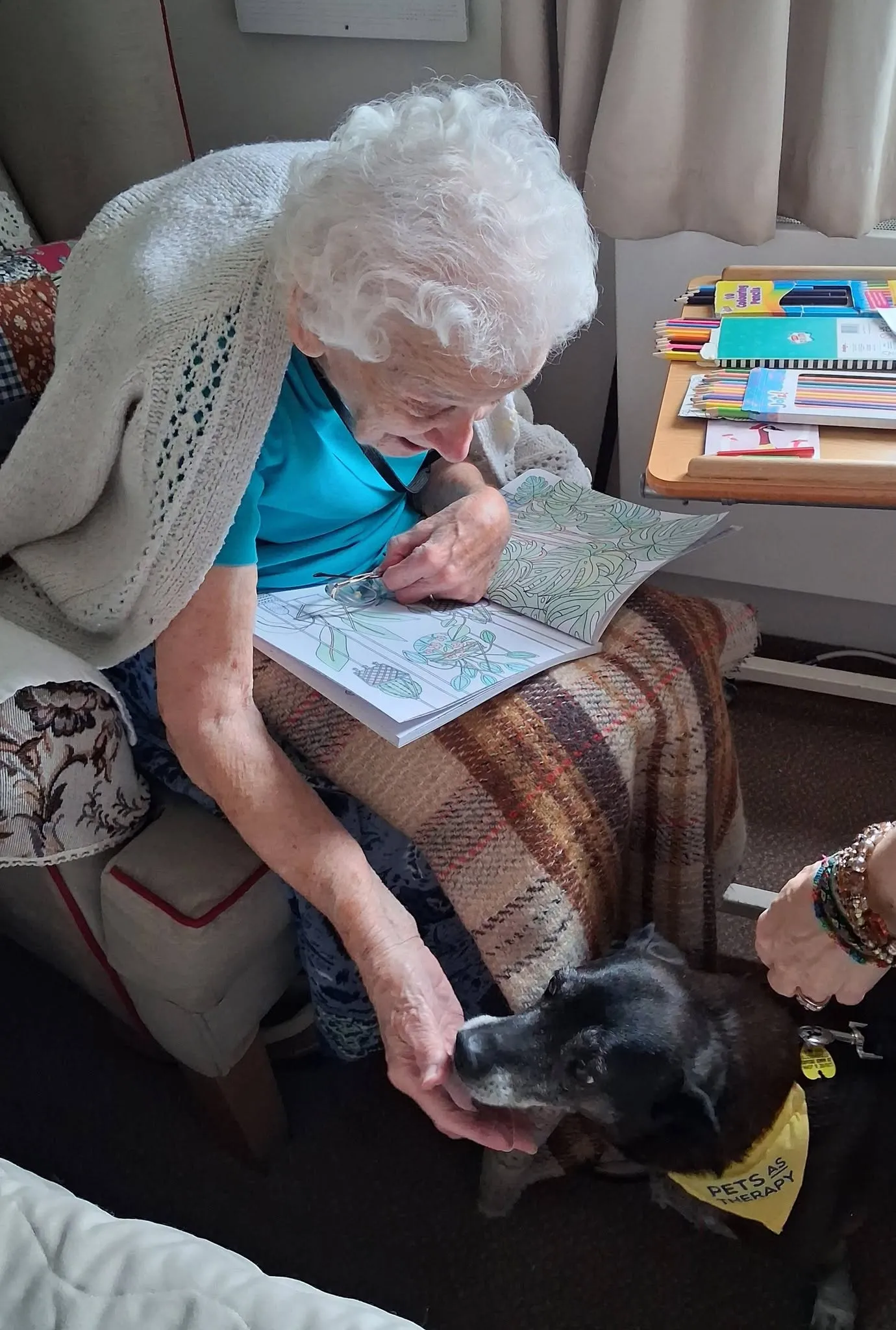 Therapy Dog Visit