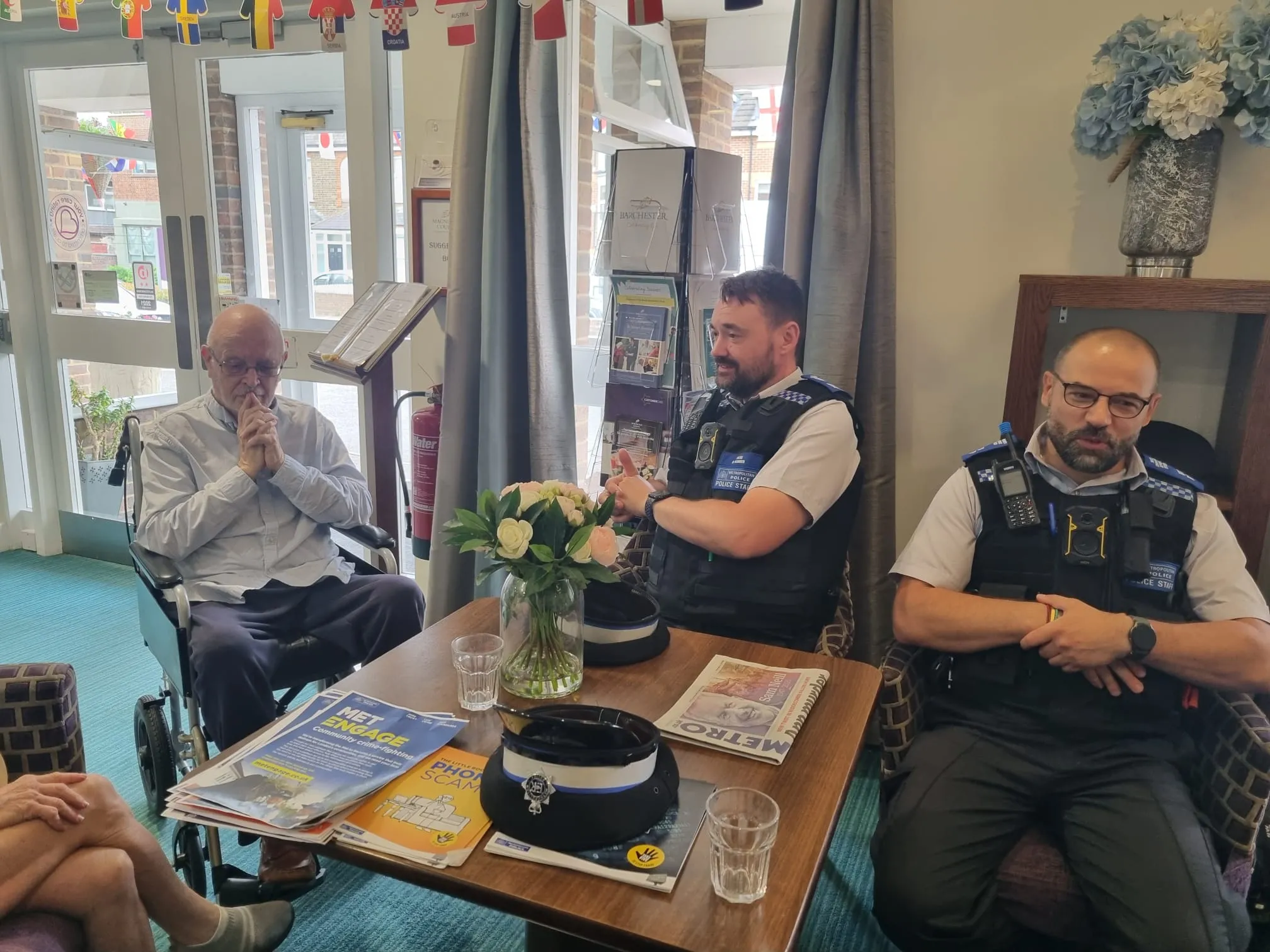 Coffee with a Copper Comes to Magnolia Court