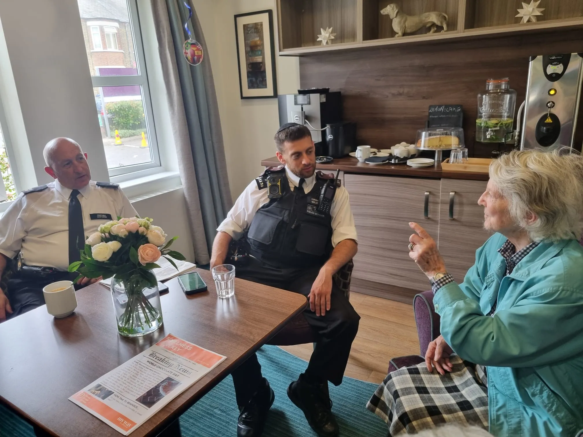 Coffee with a Copper Comes to Magnolia Court