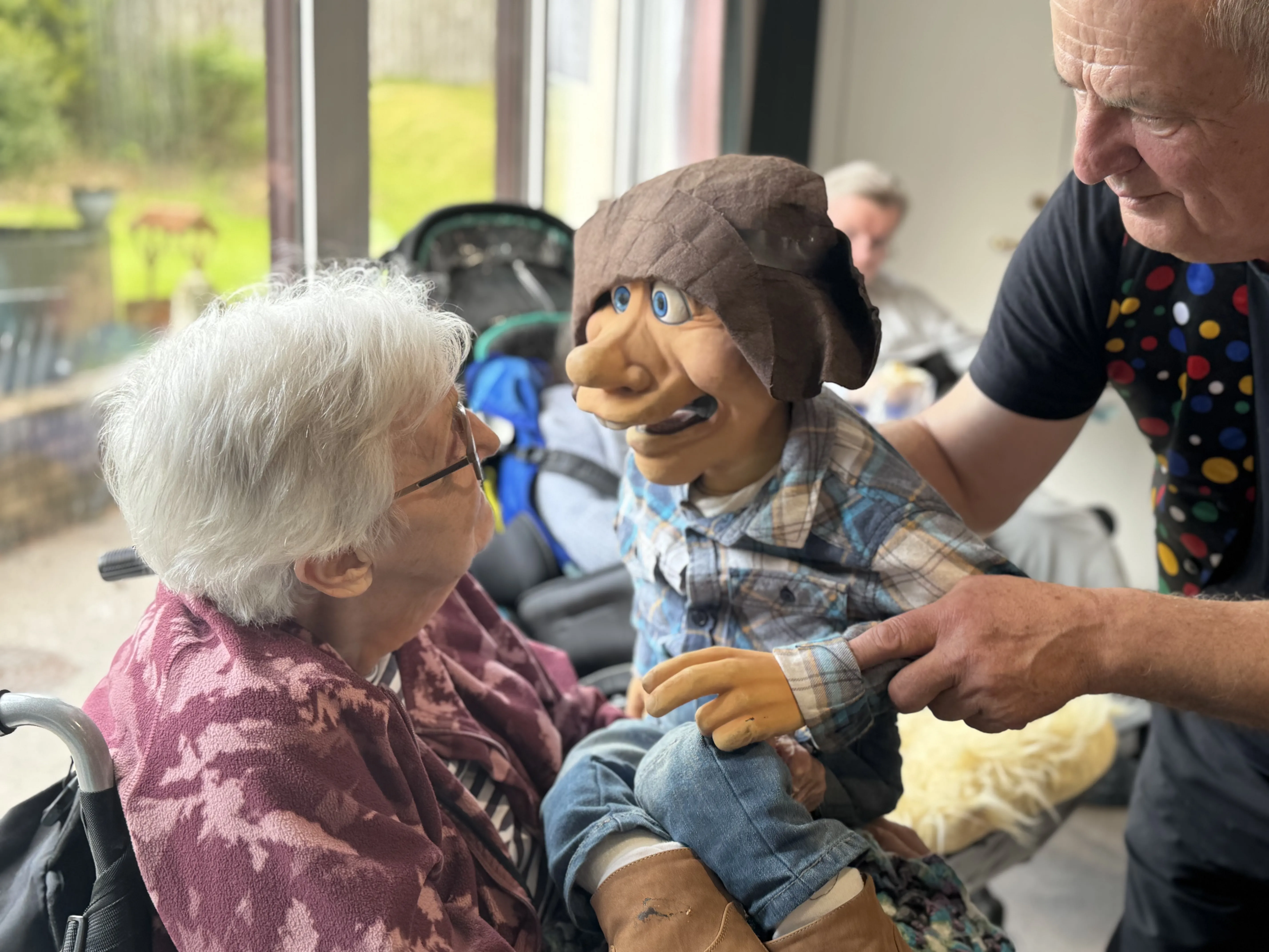 The puppet gang visit!
