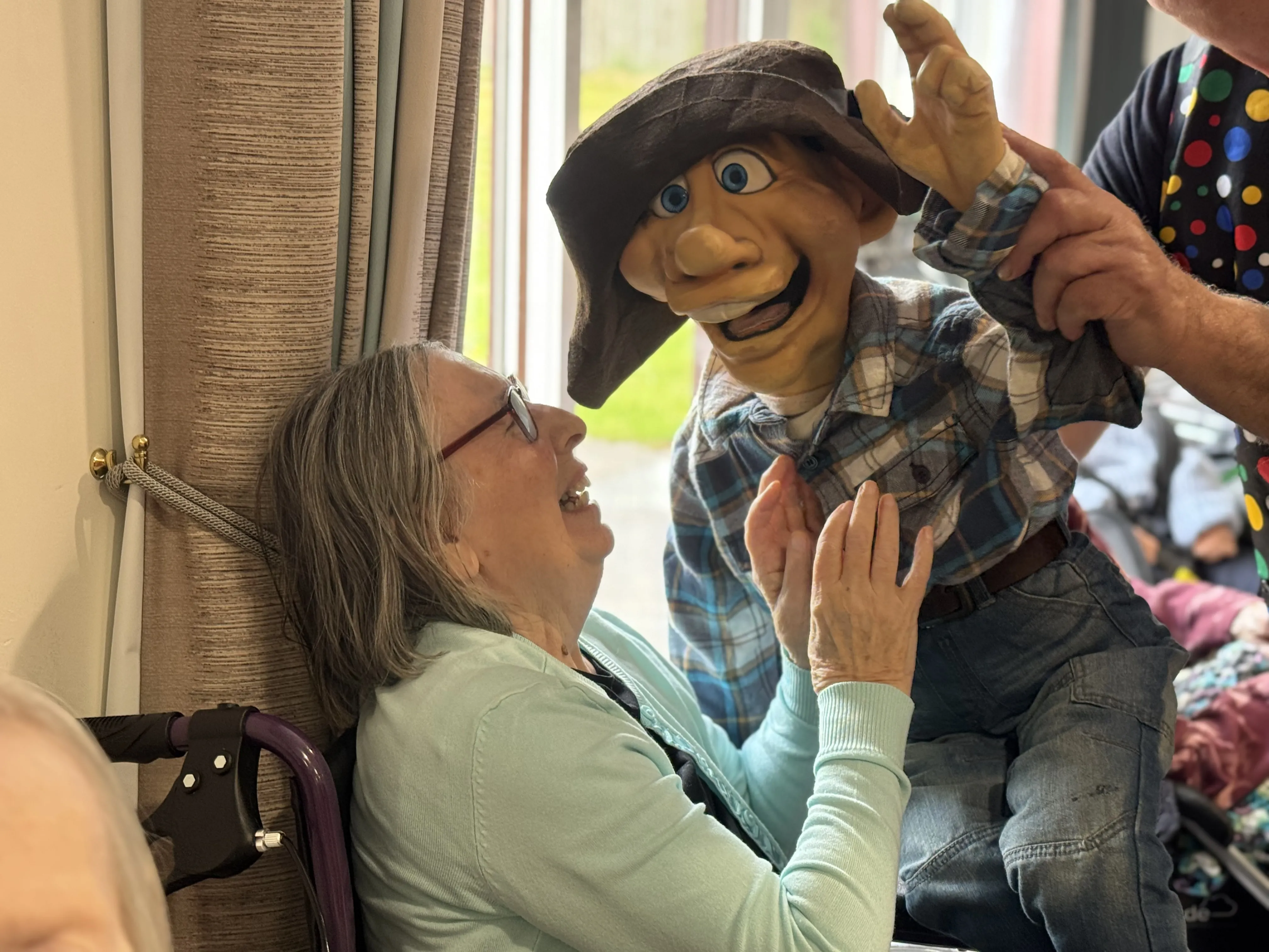 The puppet gang visit!
