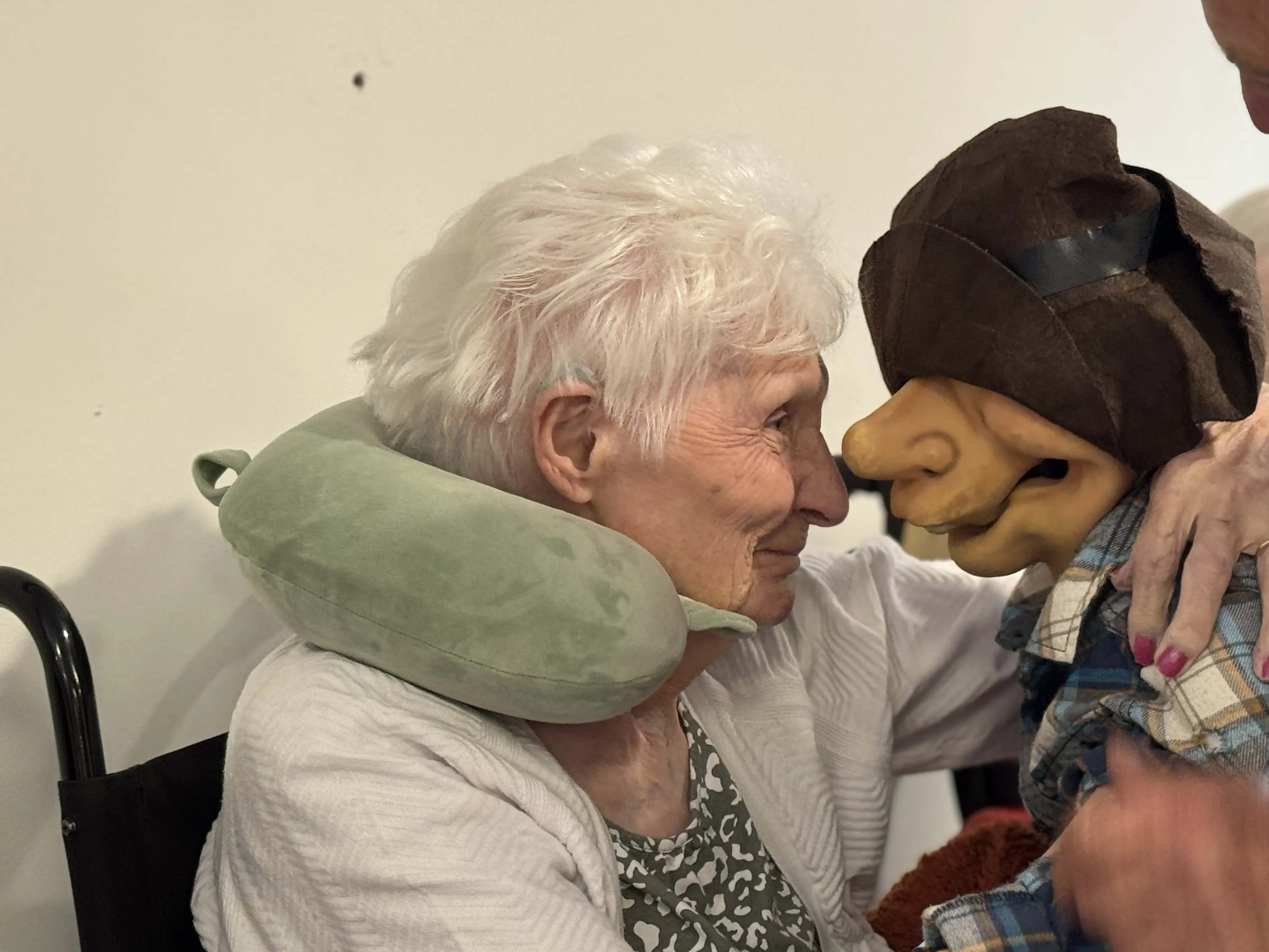 The puppet gang visit!