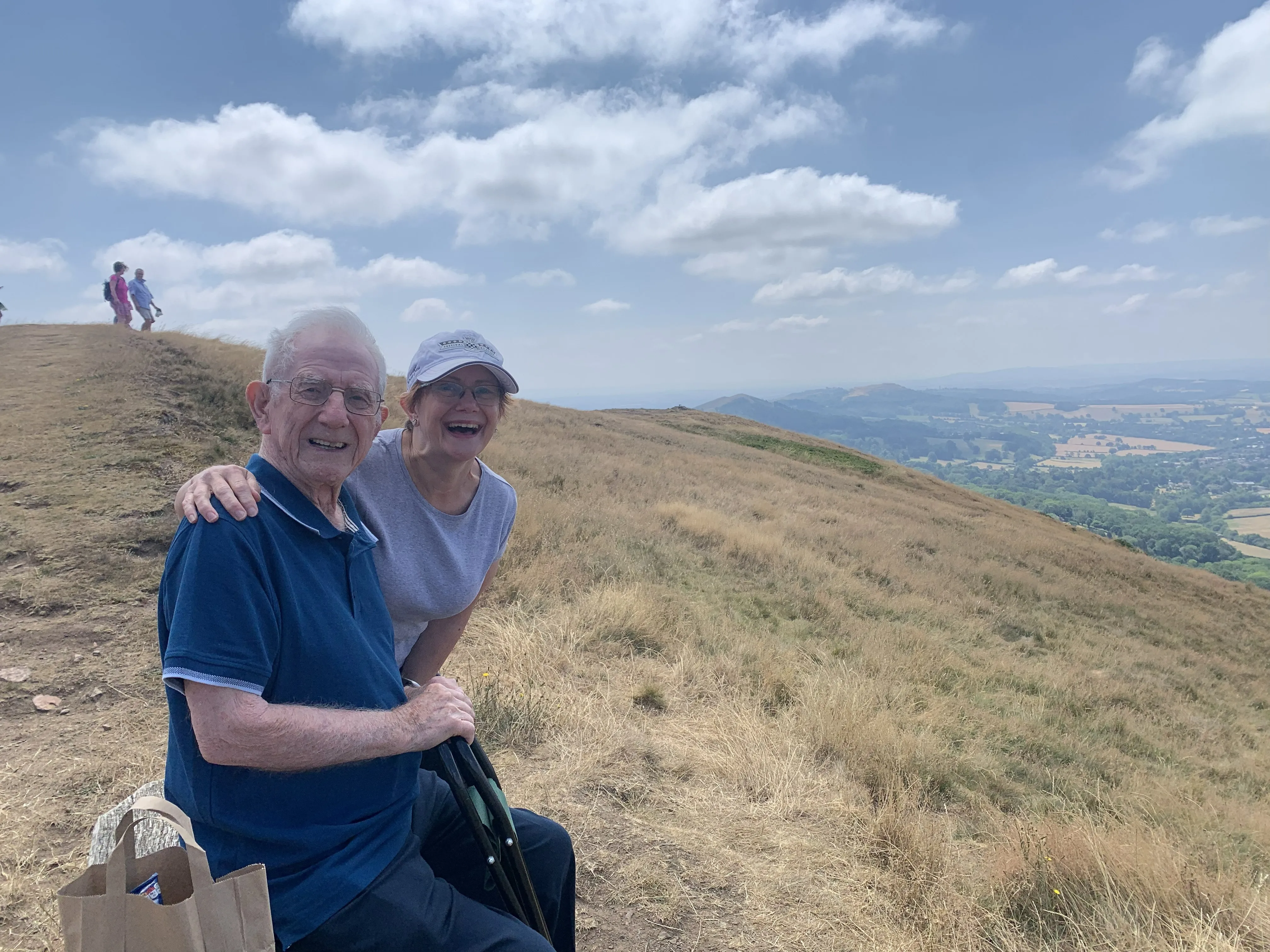 A trip up to the Beacon on Malvern Hills!