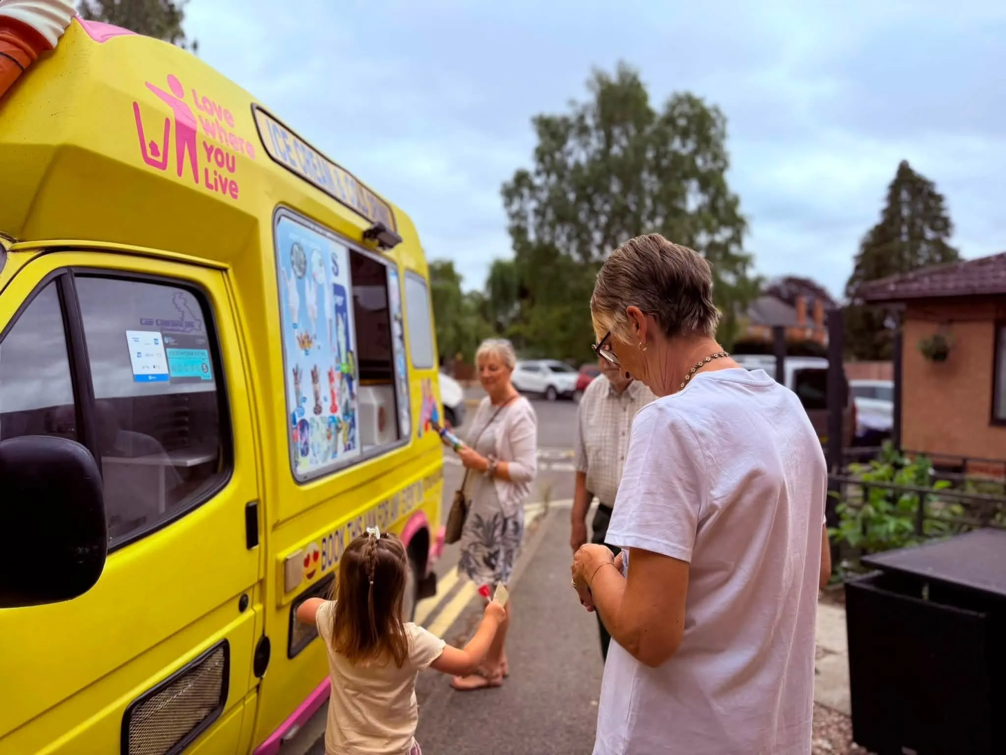 Ice cream day at Wood Grange