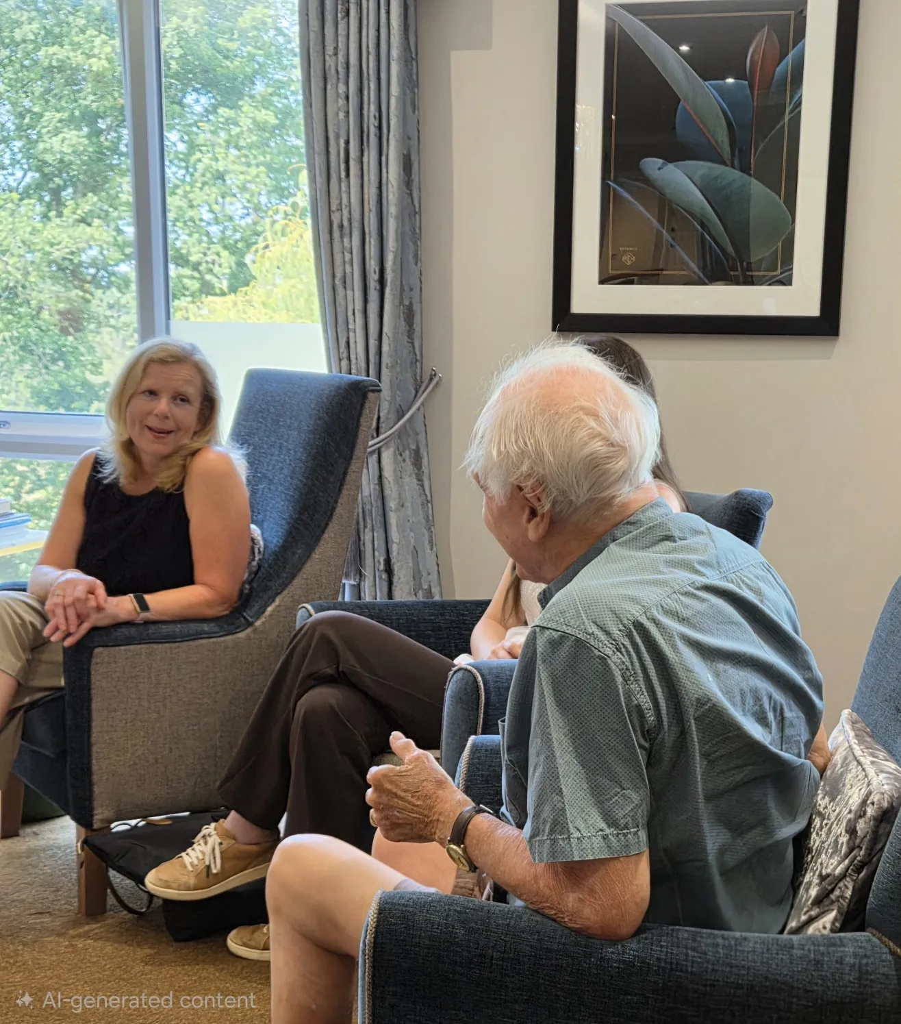 Local MP Visits Hazel lodge