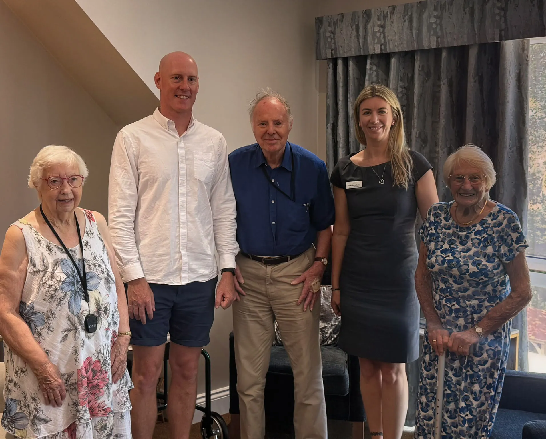 Local MP Visits Hazel lodge