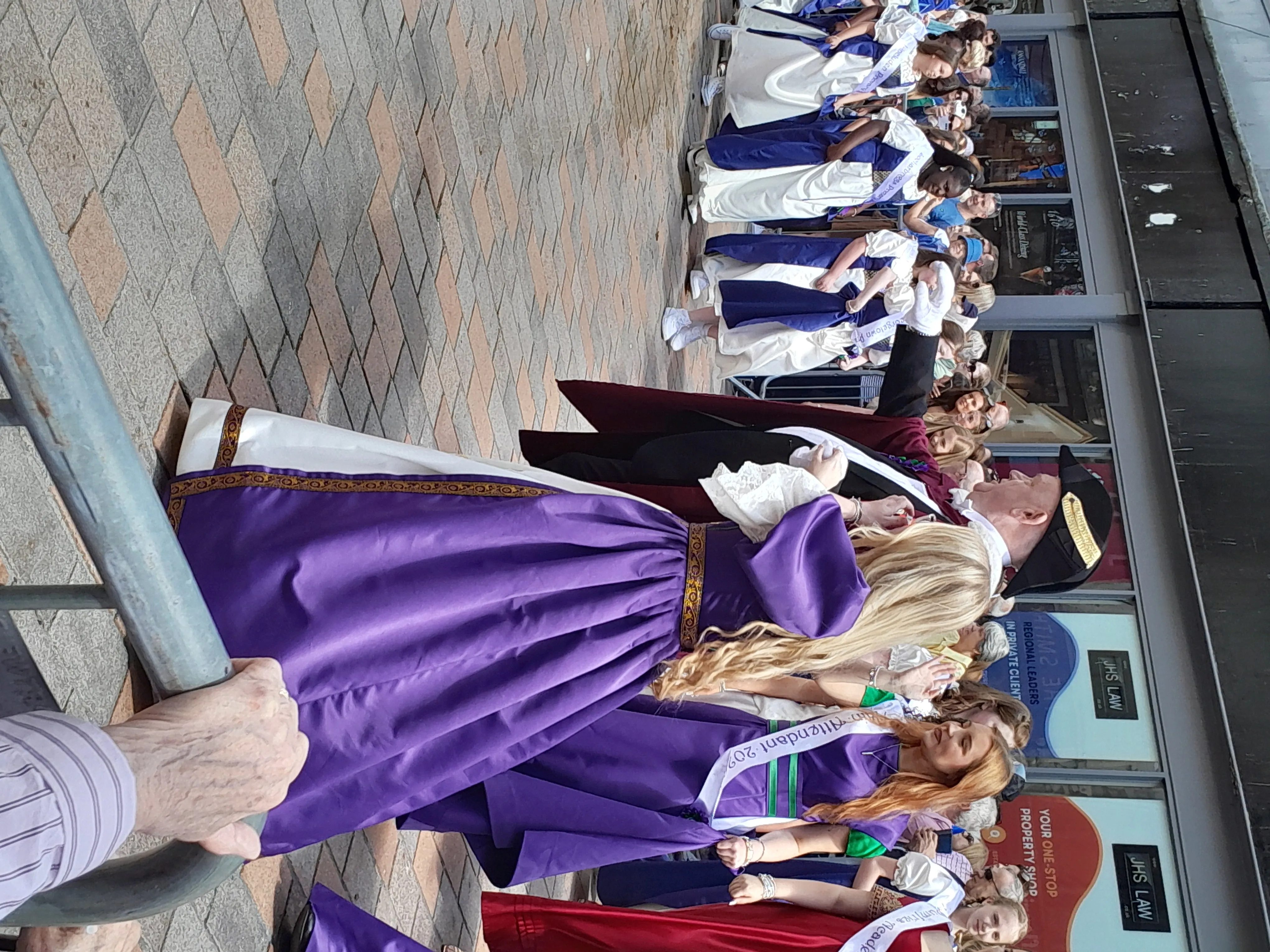 Queen of the South and Cornets party visit