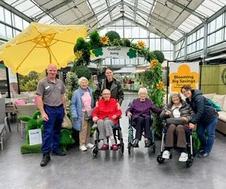 Queens manor goes to Dobbies garden centre for lunch