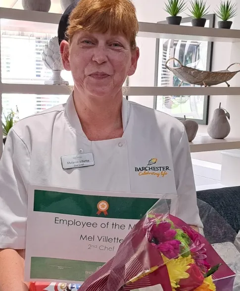 Employee of the Month for 2nd Chef Mel