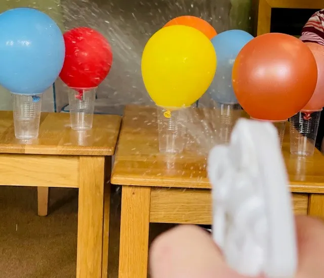 Spray or throw them down 