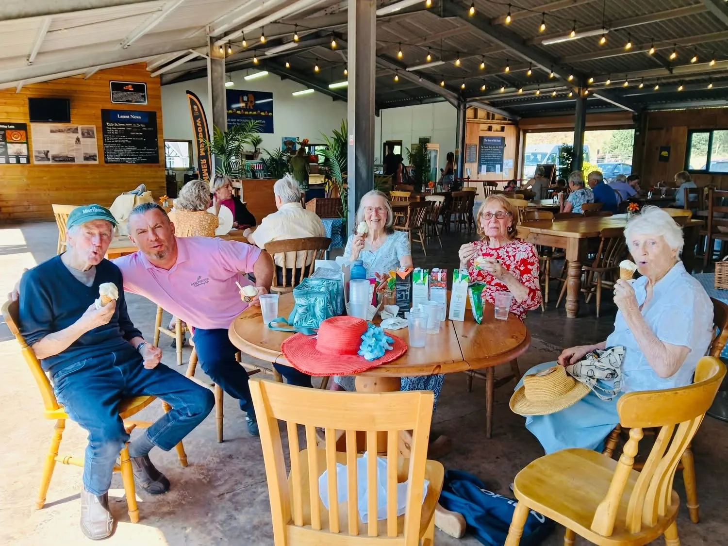 Fantastic trip out to the Orange Elephant Ice cream parlour