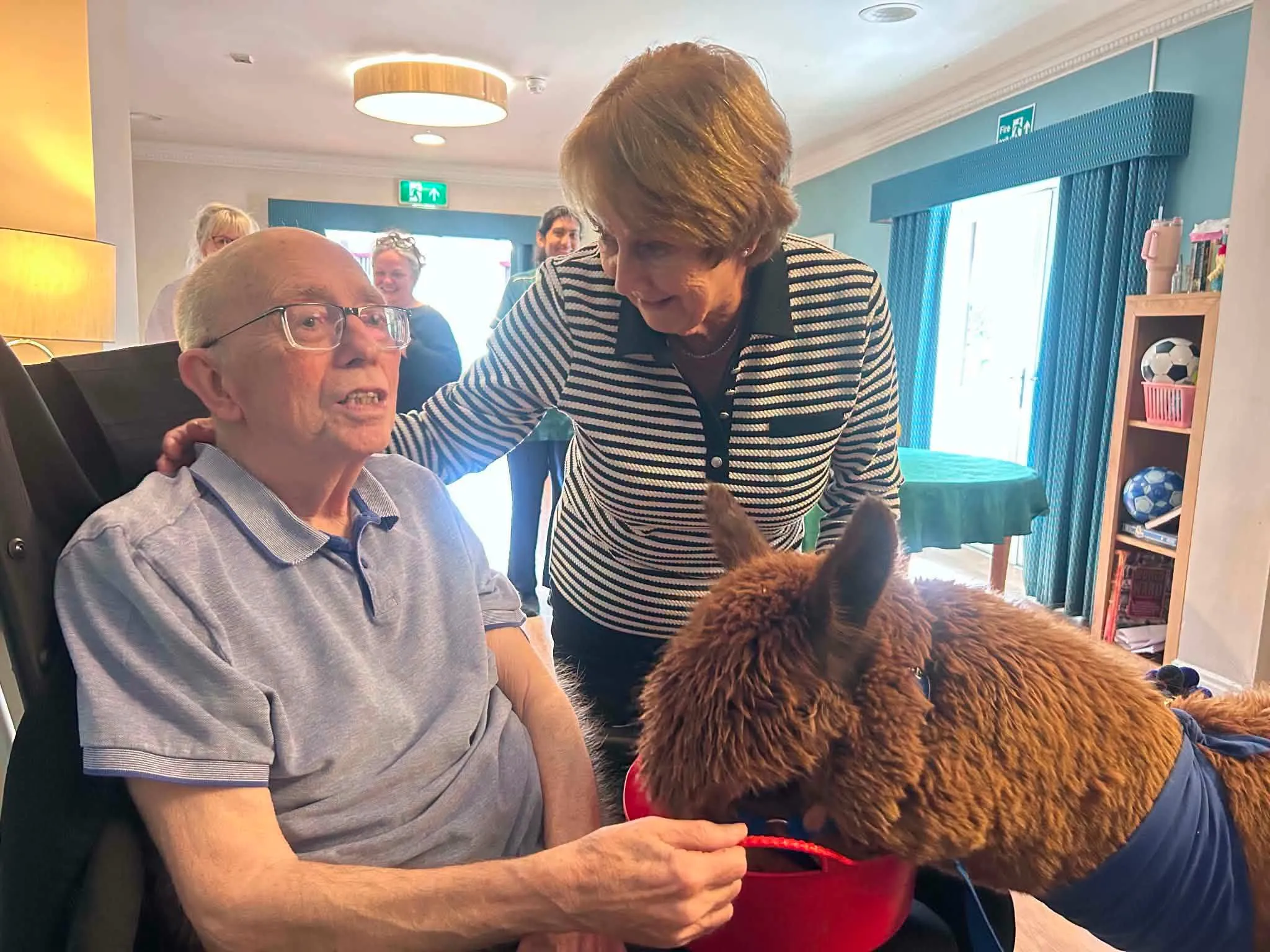 Special visitors at our Complex Care Home 