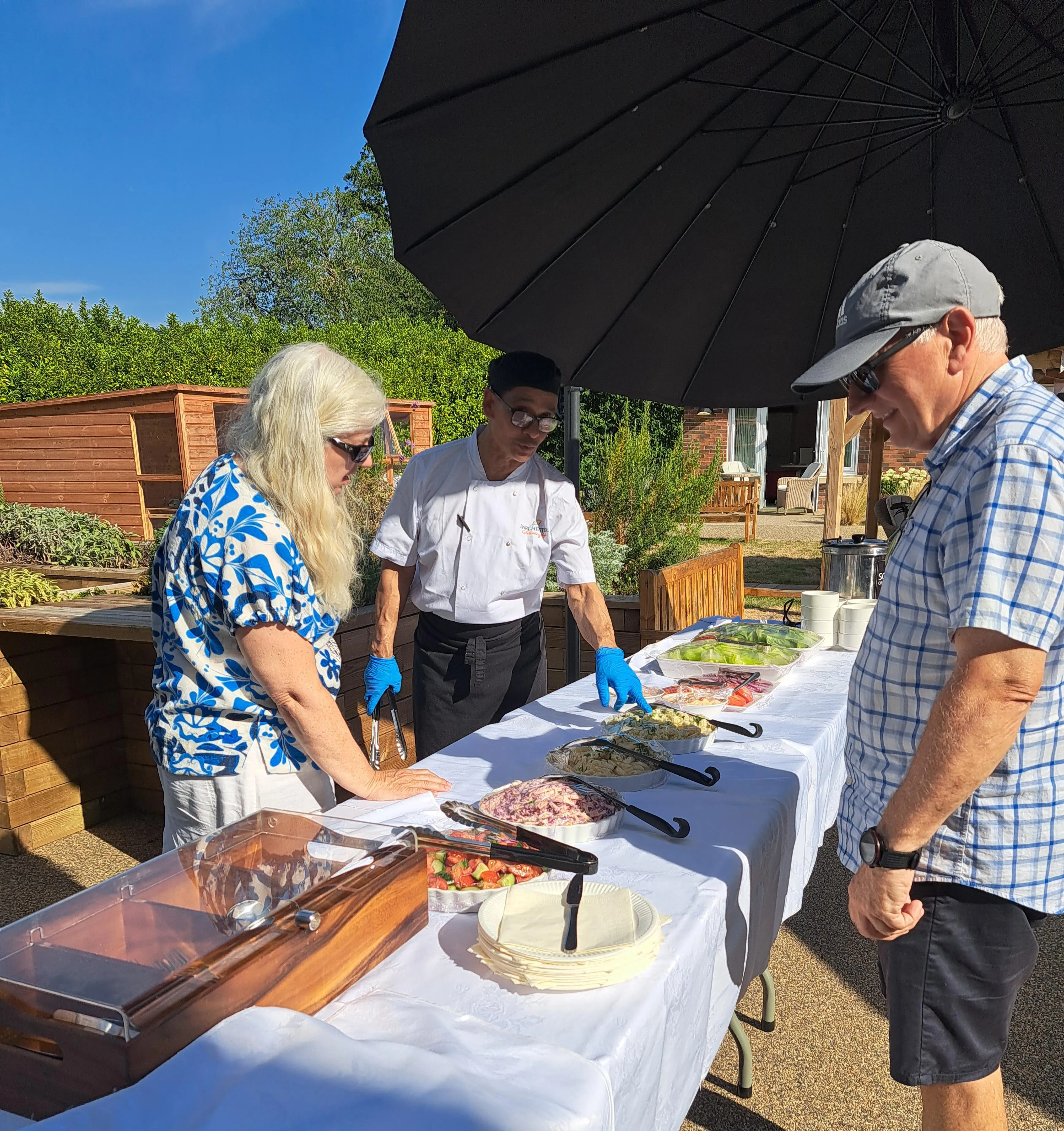 Residents Celebrate Summer at Lotus Manor with BBQ and Garden Games
