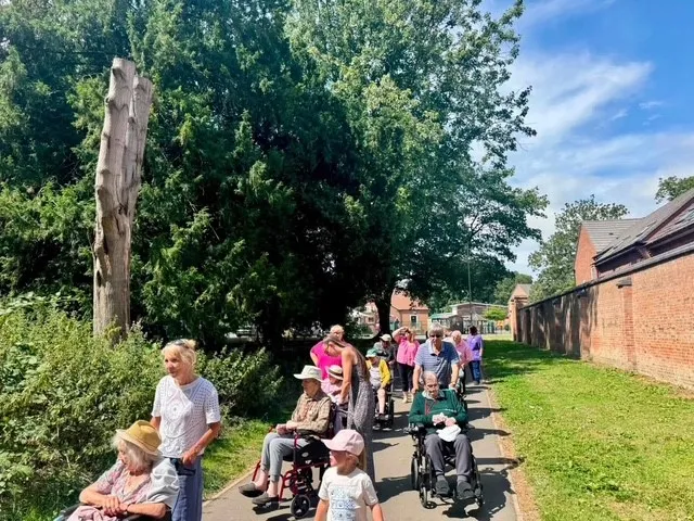Community Family and Friends Walks into our Village of Fernwood