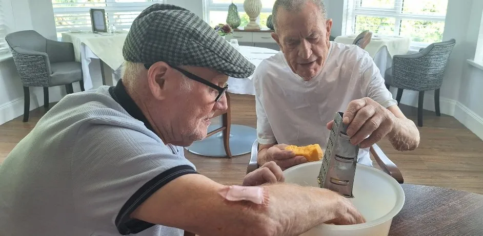 Baking pizzas