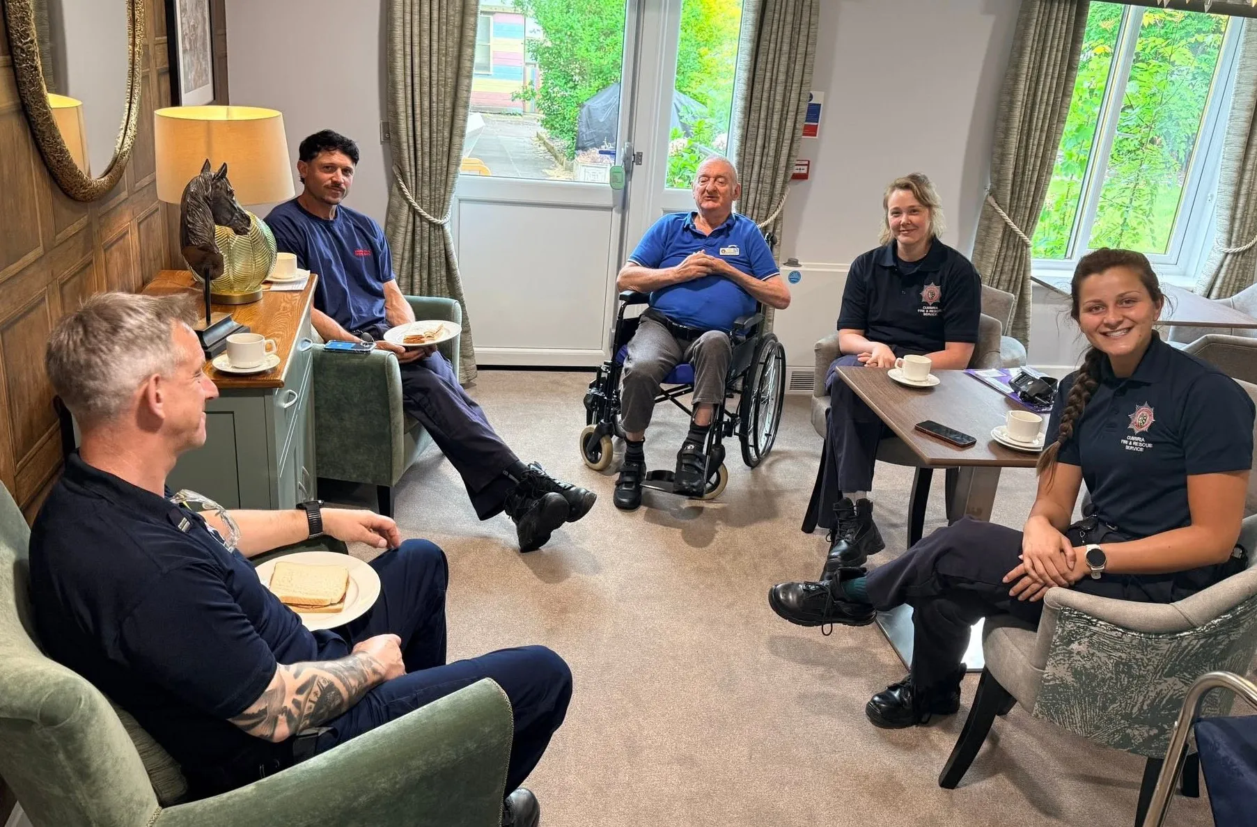 Fire Fighters Visit - Coffee Morning