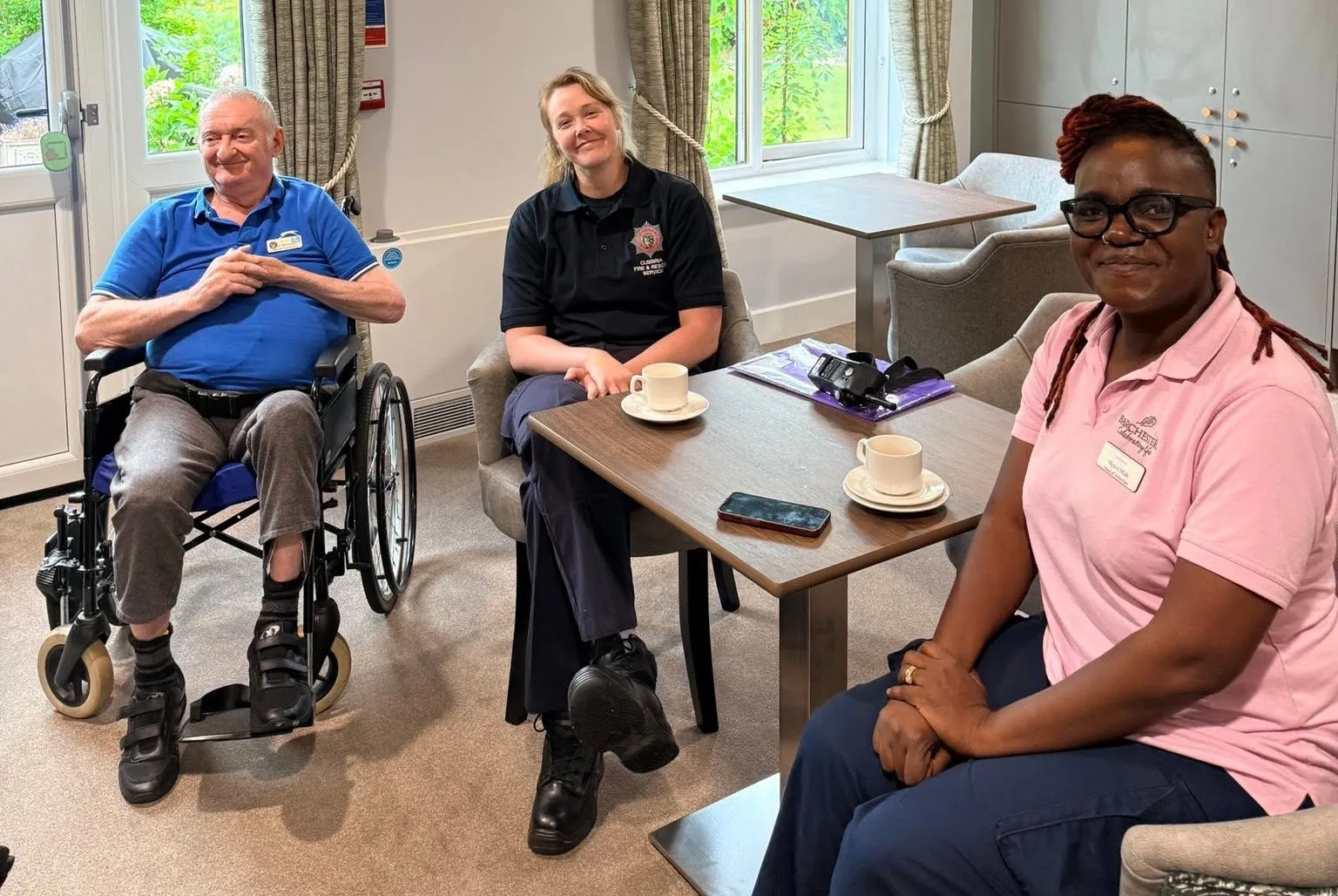 Fire Fighters Visit - Coffee Morning