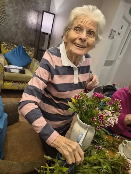 Flower arranging 
