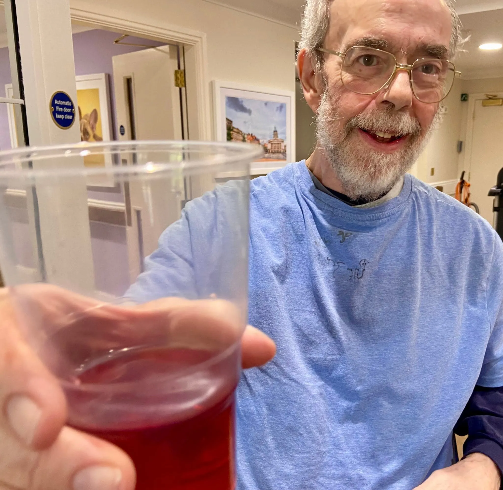 Our residents at Hall Park celebrated National Iced Tea Day!