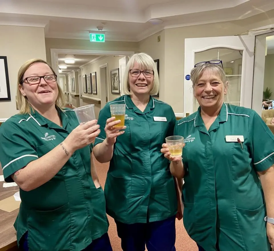 Our residents at Hall Park celebrated National Iced Tea Day!