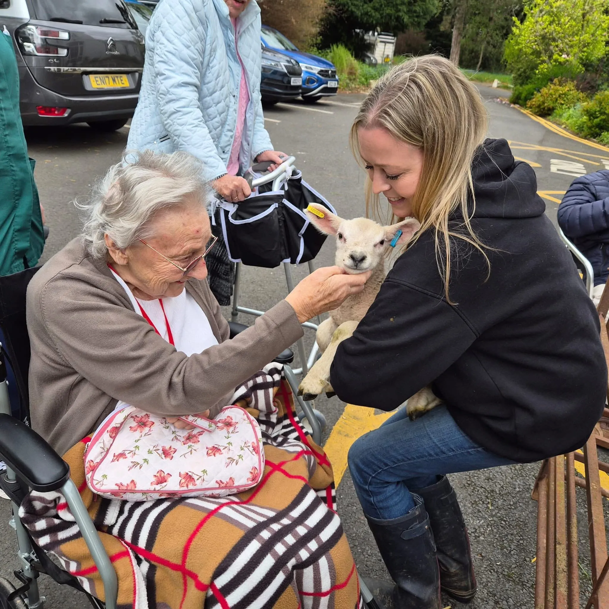 Special Little Visitors at Ross Court