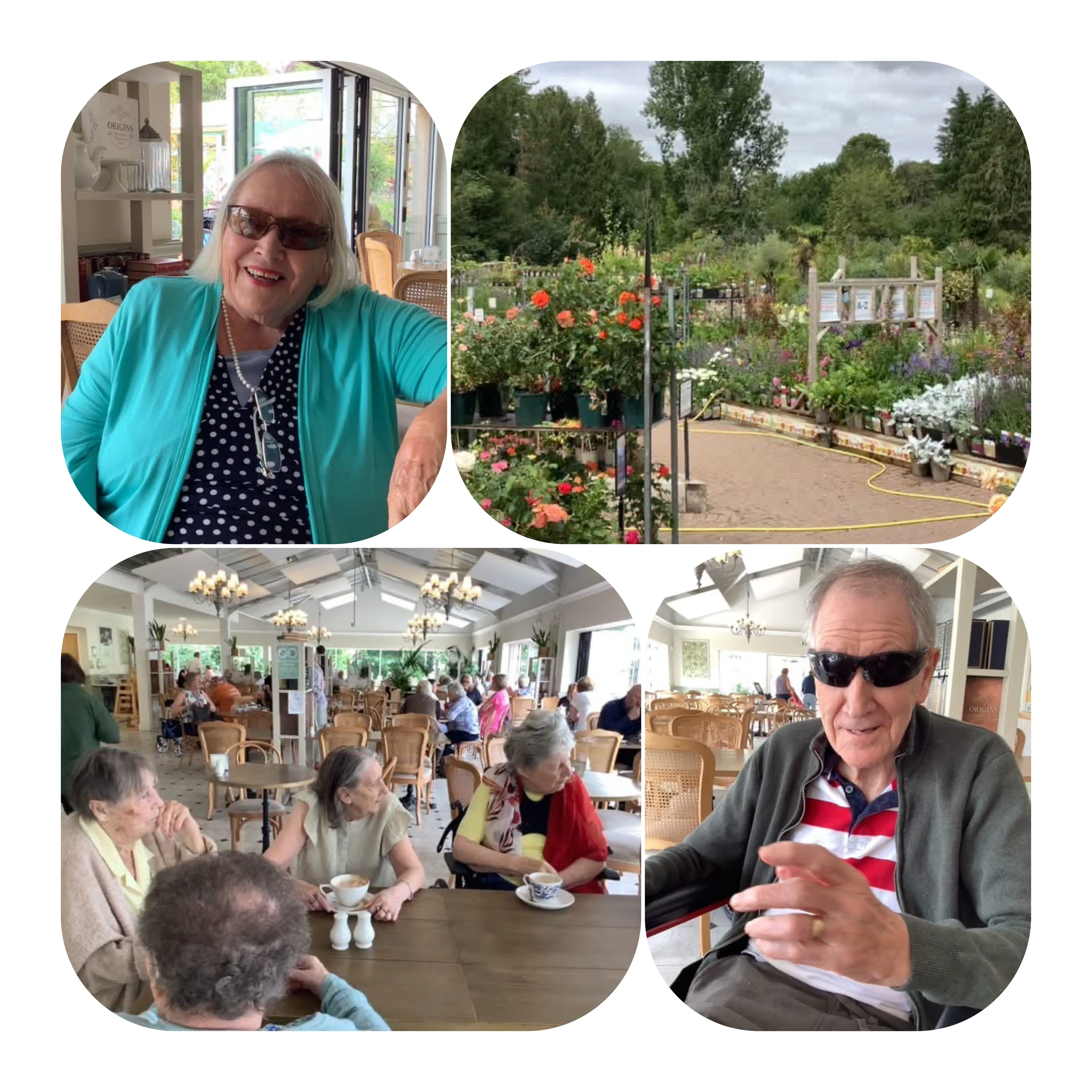 Residents enjoy a Wonderful Day Out at Wilton House Garden Centre