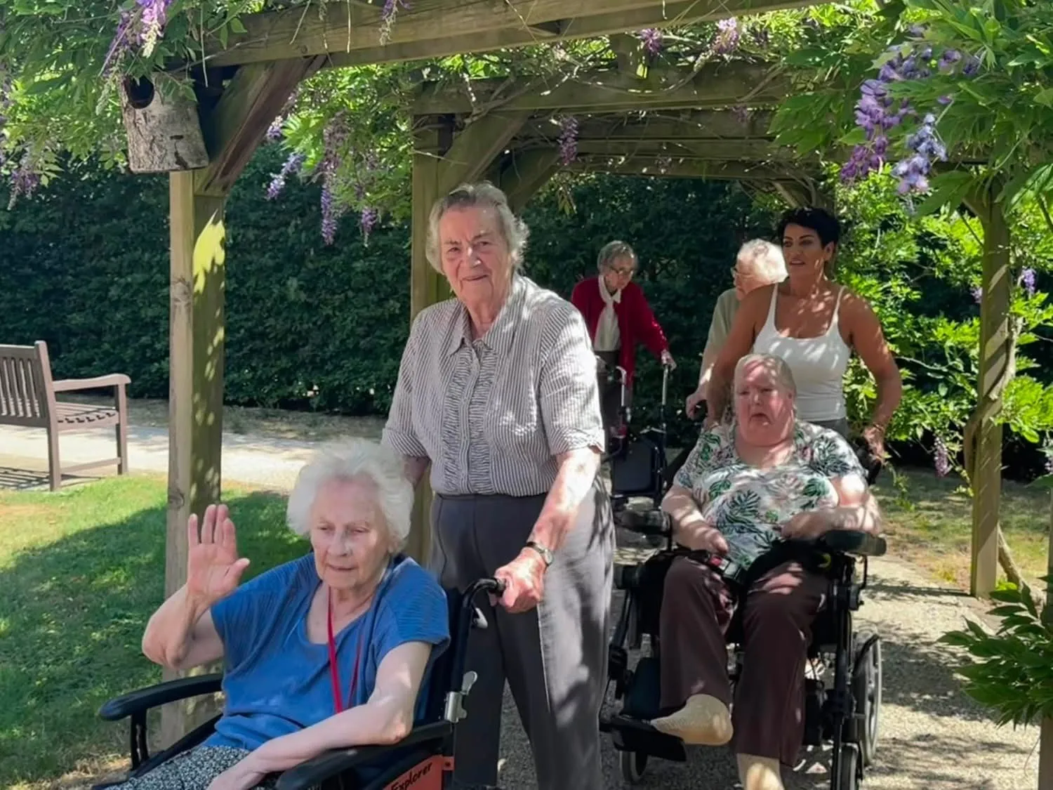 Garden walks ‘ and fitness -  Get Barchester Moving ‘ here  at Lancaster Grange 