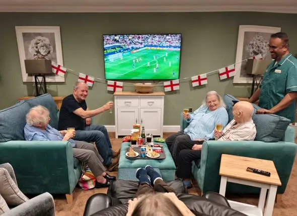 Footie with the night shift 