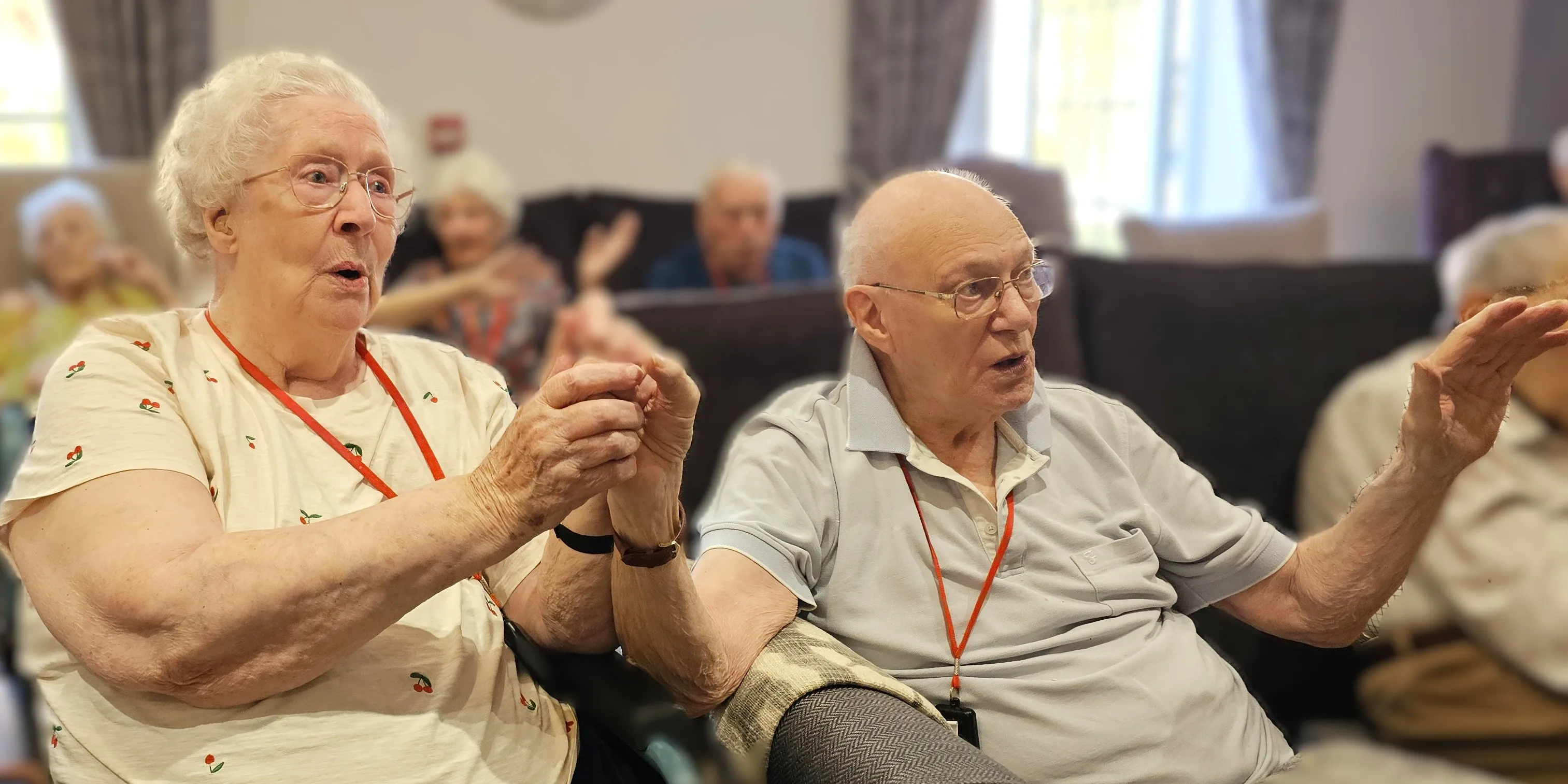 Friendship & Music Brings Joy to Residents