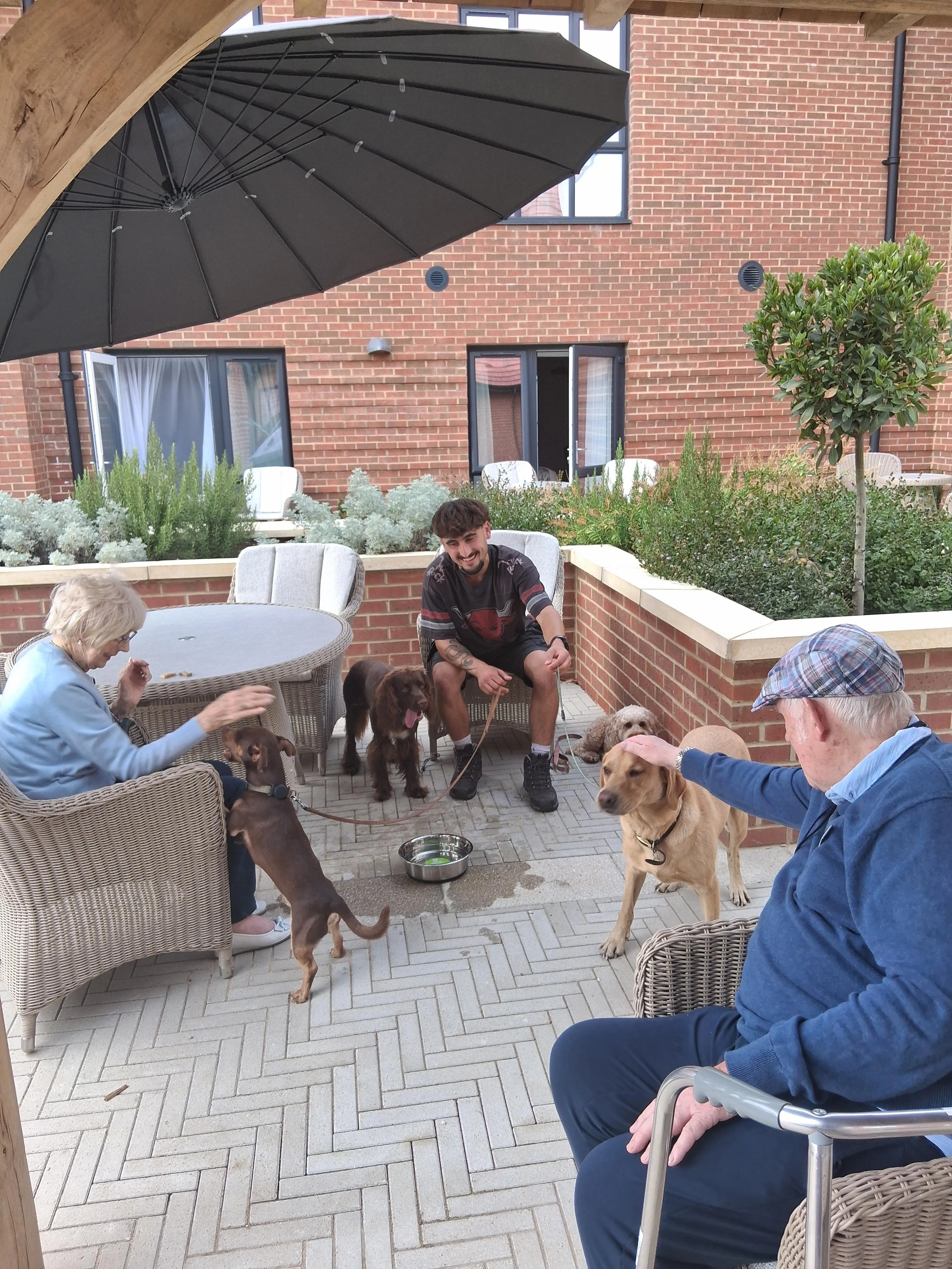 A Barking Good Café at Weystone Manor! 