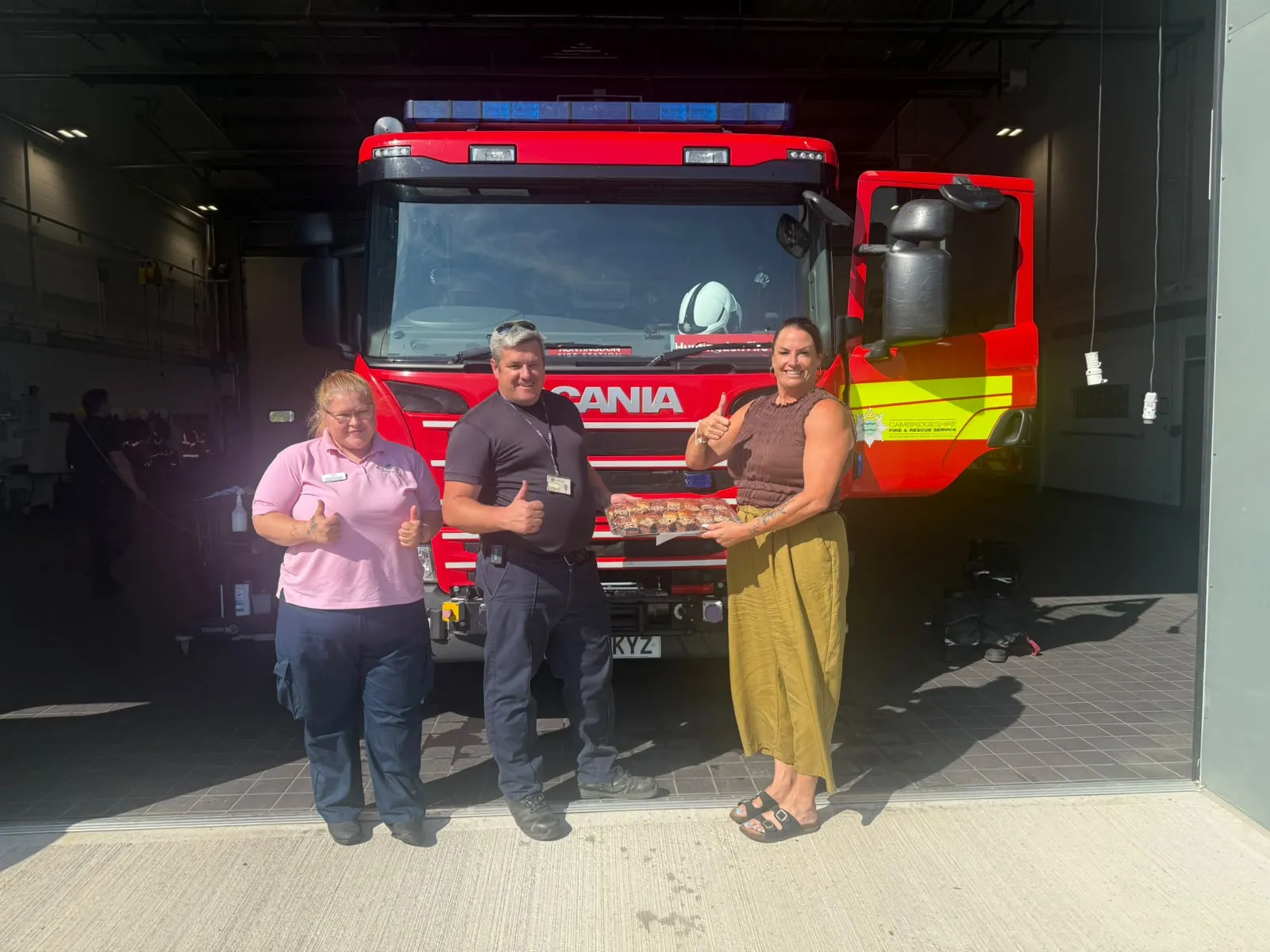 Thanking our emergency services