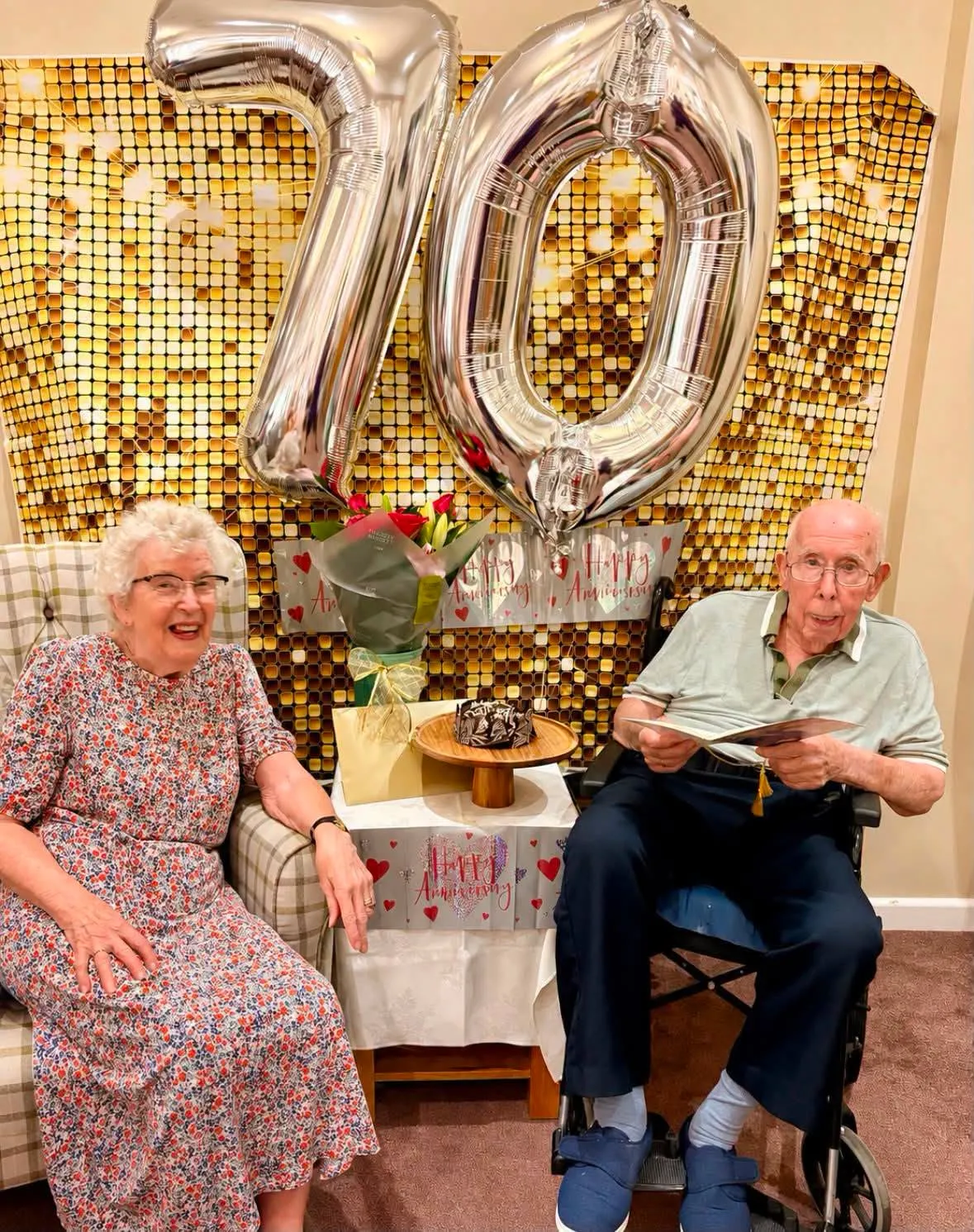 70th wedding anniversary – a Platinum Anniversary!