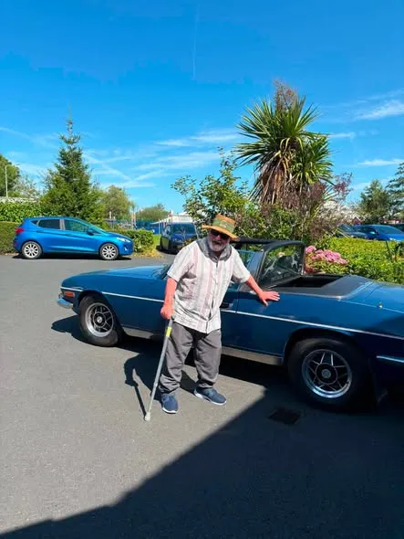 Vintage Triumph Stag Ride 
