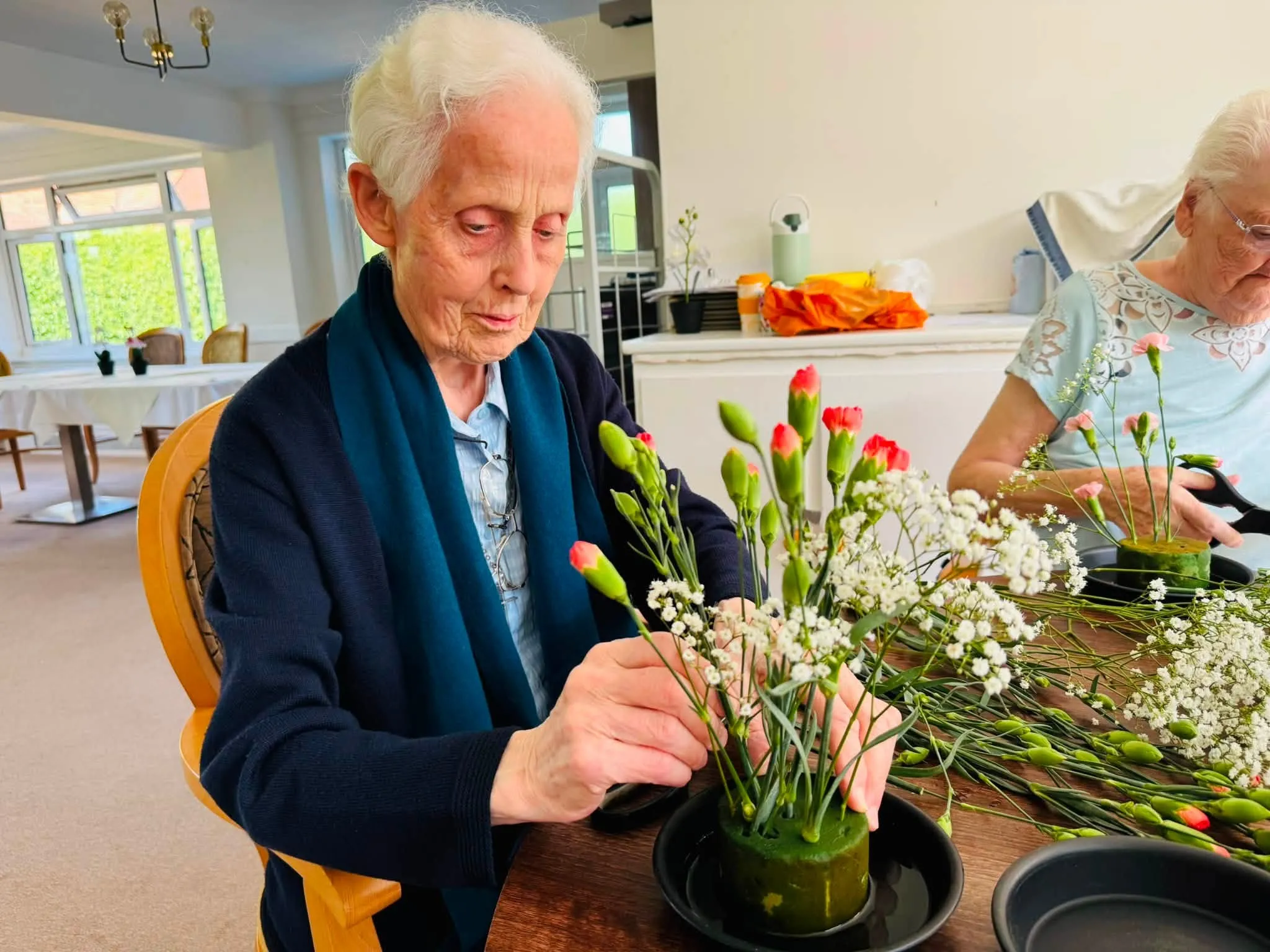 Flower arranging