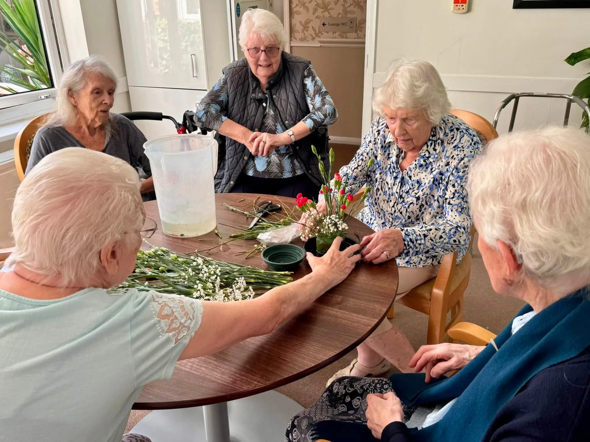 Flower arranging