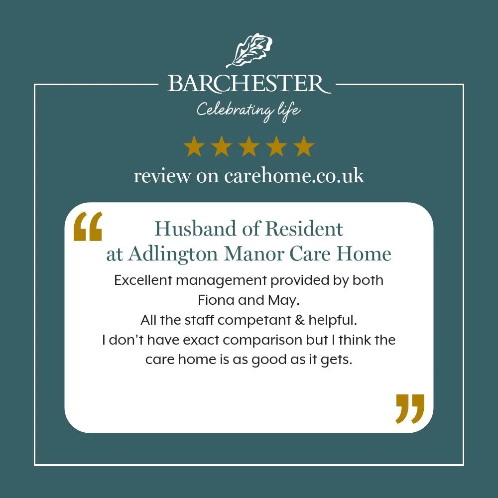 🌟 A wonderful review for Adlington Manor! 🌟