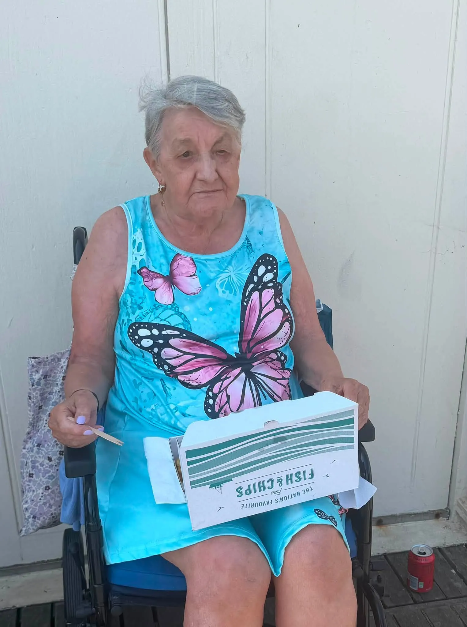 Enid celebrates her 101st Birthday with a trip to the beach