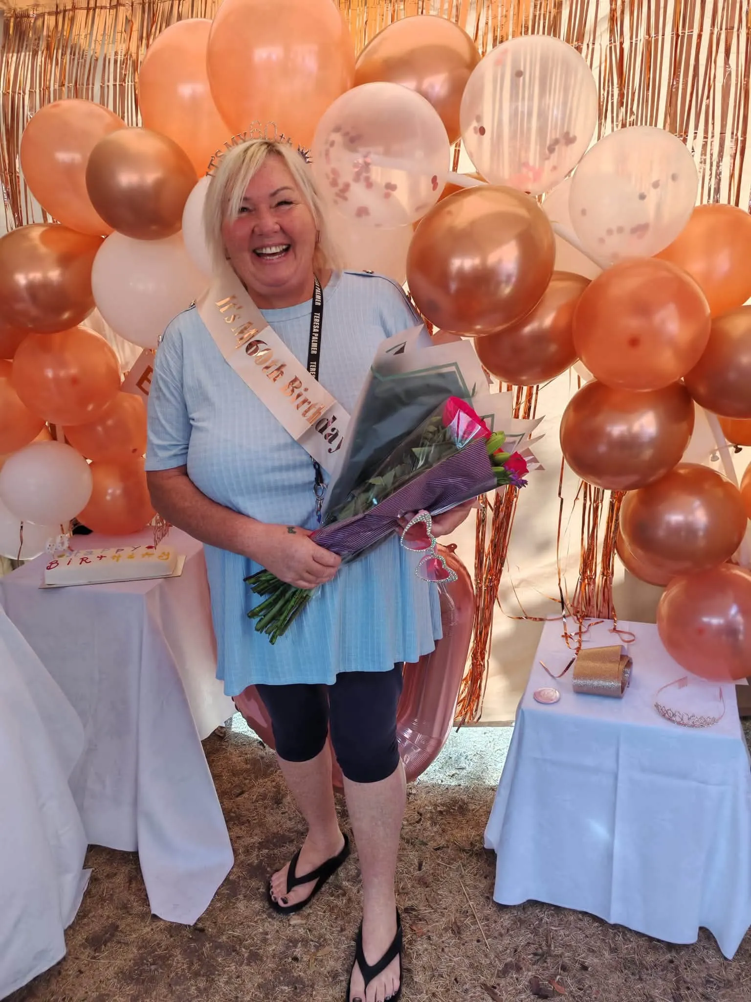 Happy 60th Birthday to our Amazing Activities Coordinator, Teresa!