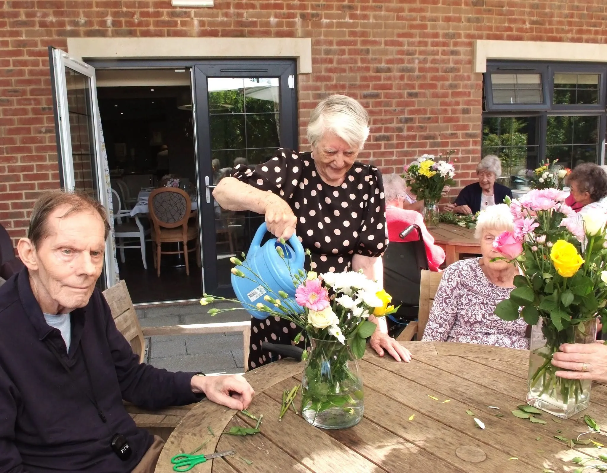 Flower arranging 