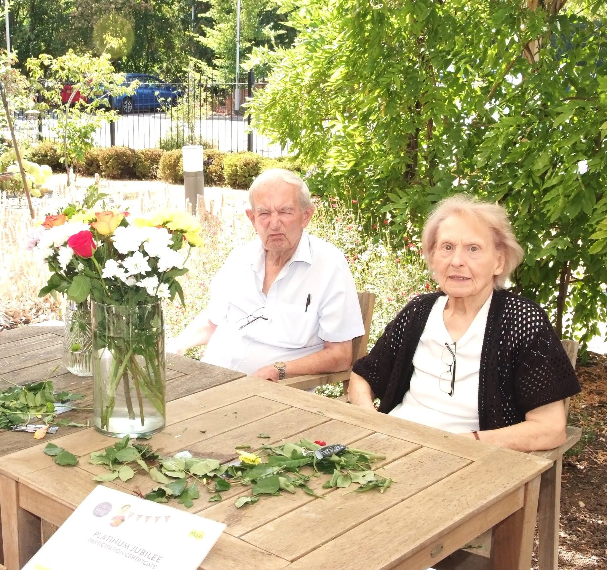 Flower arranging 
