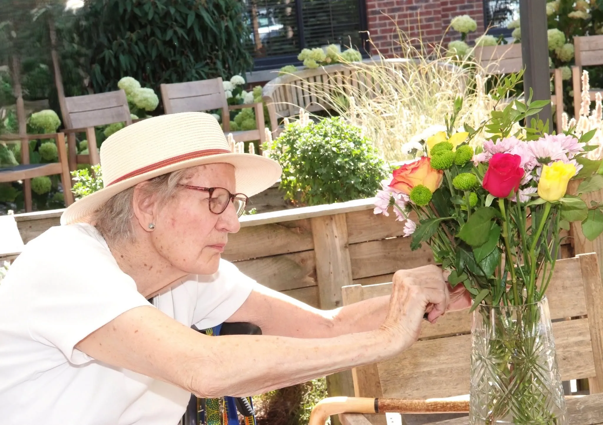 Flower arranging 