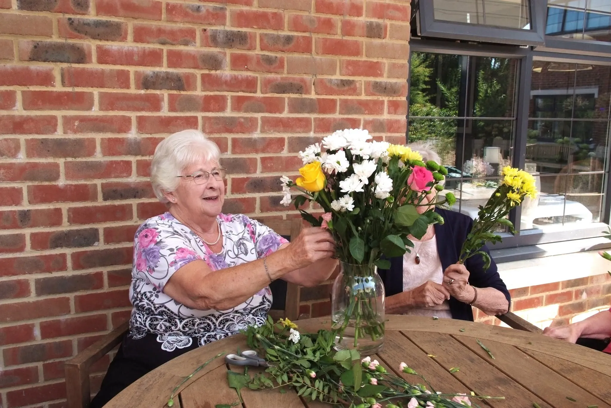 Flower arranging 