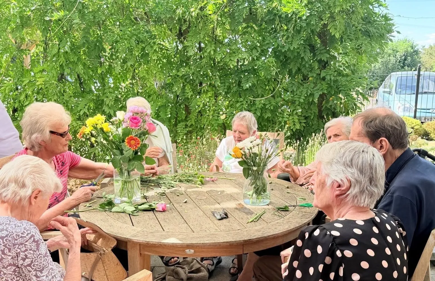 Flower arranging 