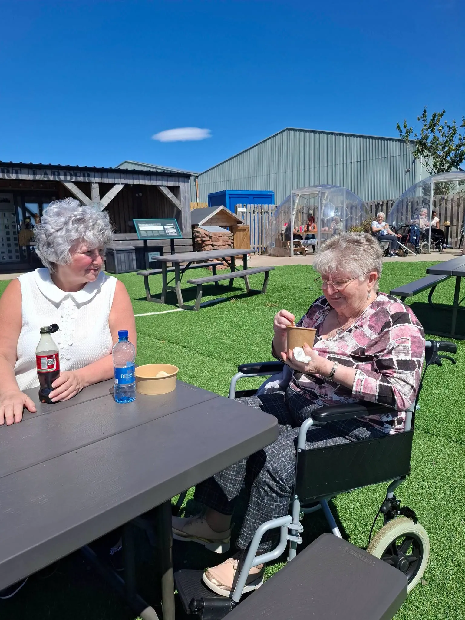 Lunch at the local Farm Shop