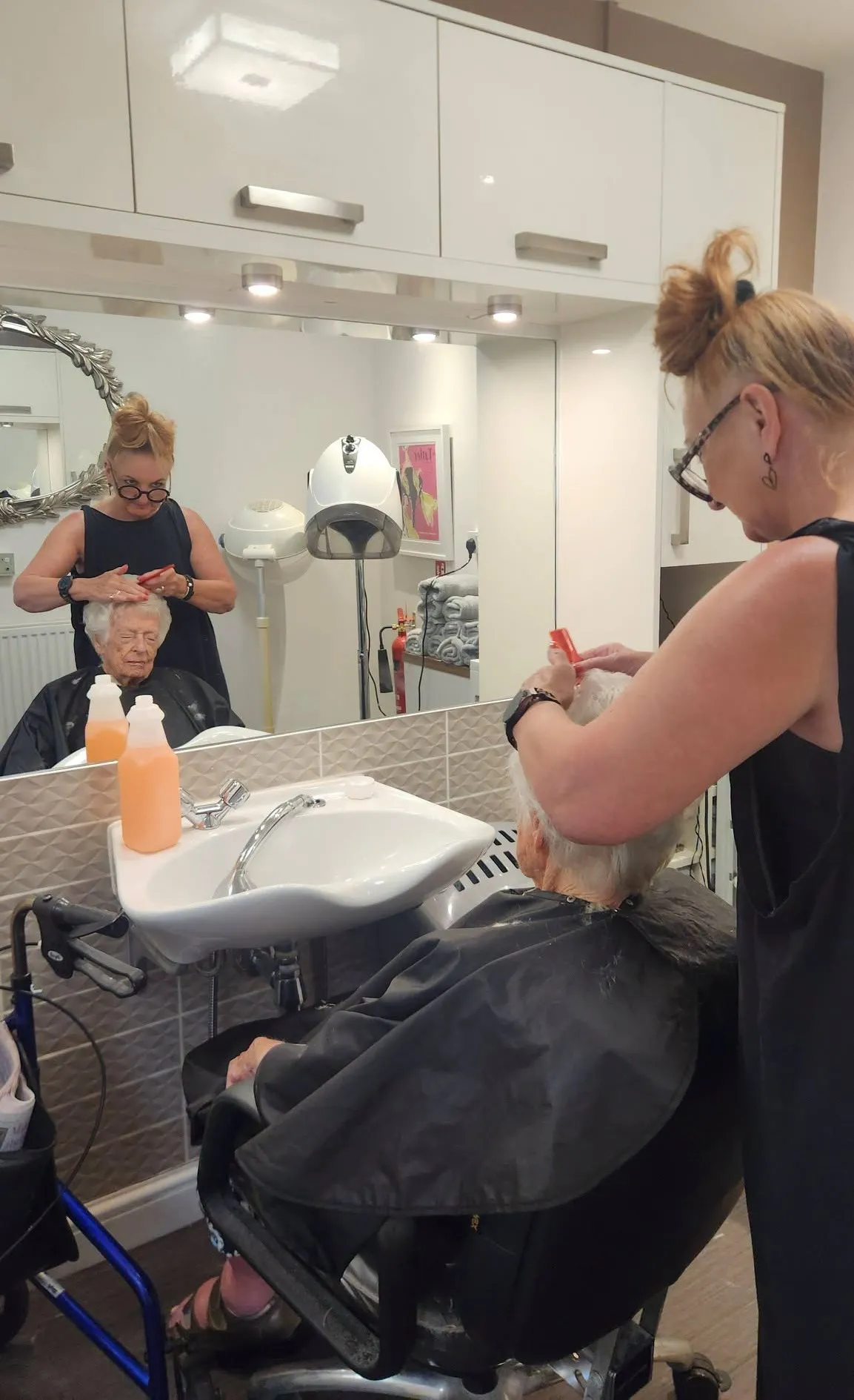 A visit to the salon