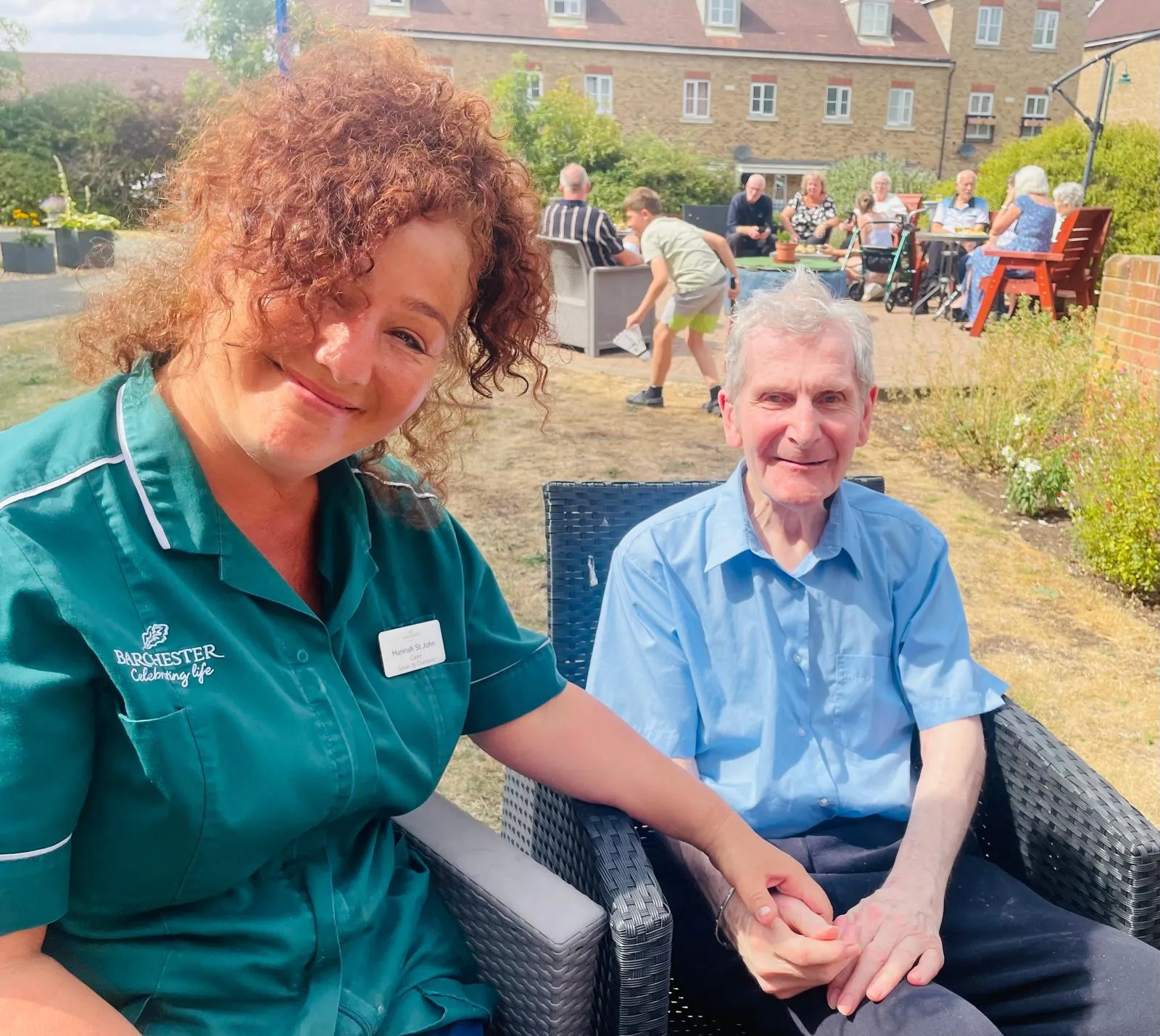 What a wonderful afternoon we had in the garden today!