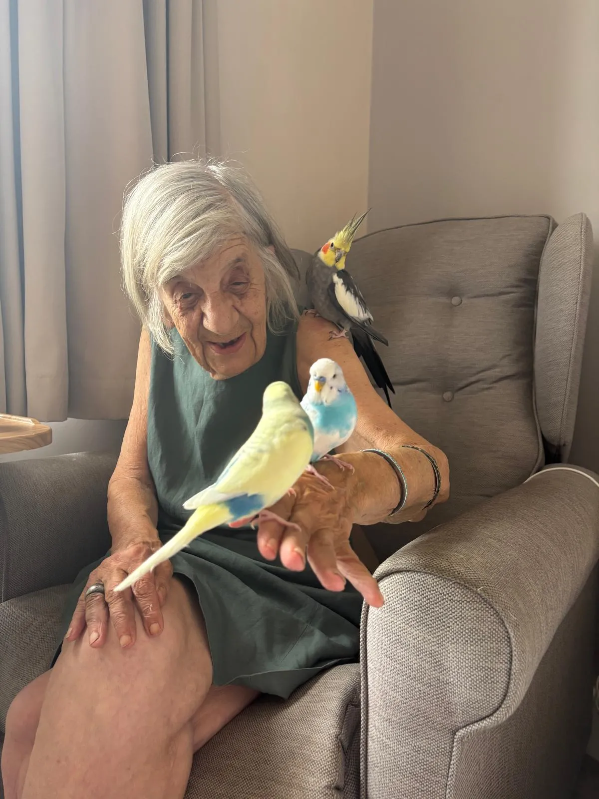 Feathered Friends Bring Smiles to Magnolia Court