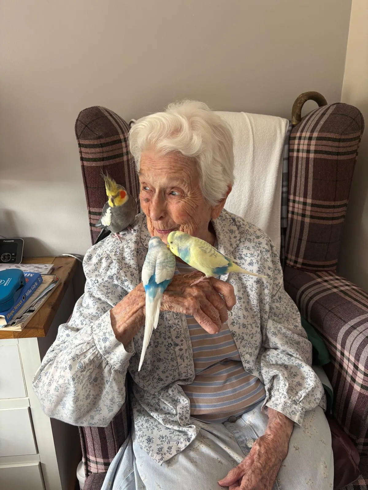Feathered Friends Bring Smiles to Magnolia Court