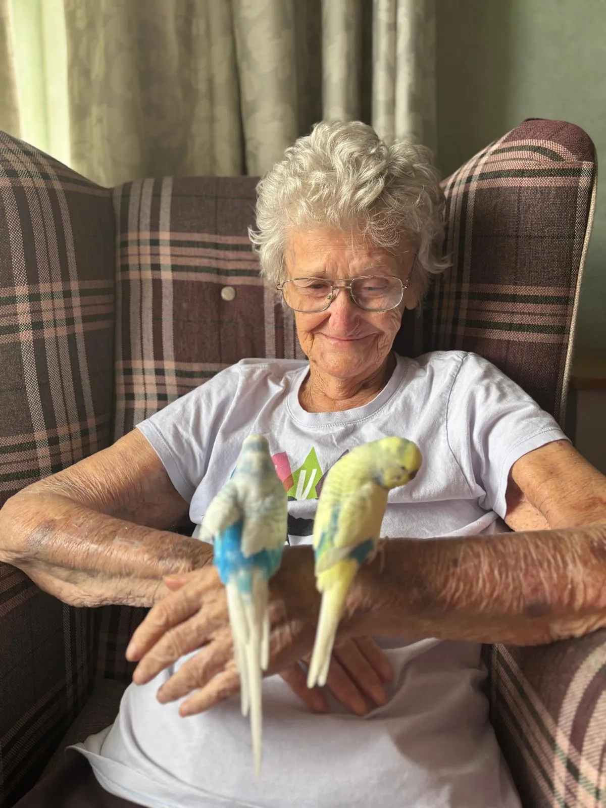 Feathered Friends Bring Smiles to Magnolia Court