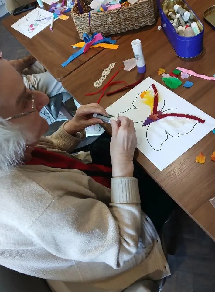 Butterfly crafting and virtual talk